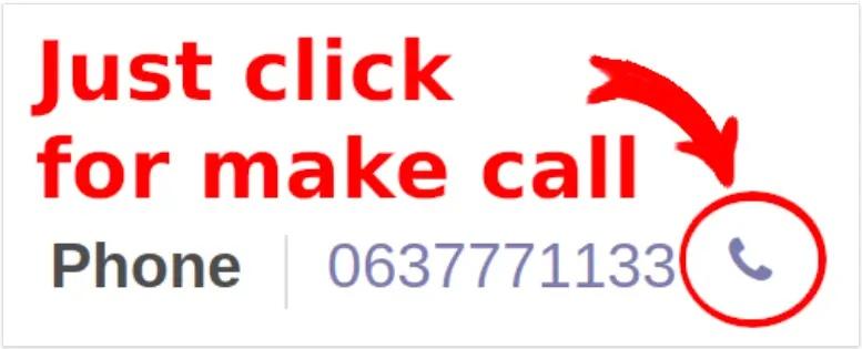 Answer call button in Binotel and Odoo integration, Unitsoft