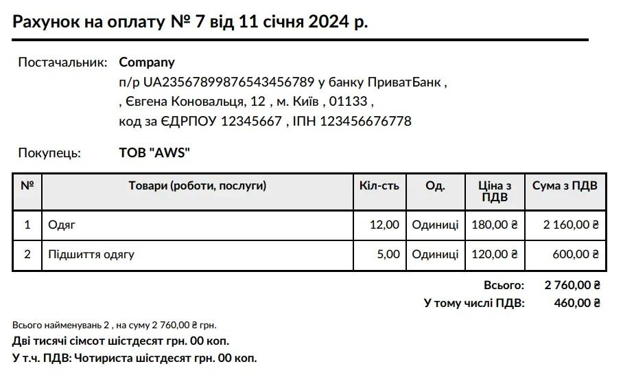 Друк документів в CRM для Prom в Odoo, Unitsoft