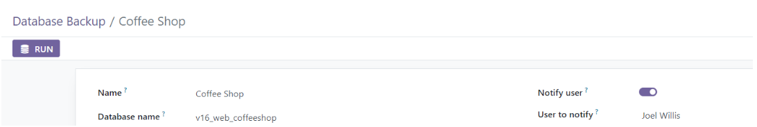 Configuration and execution, Unitsoft