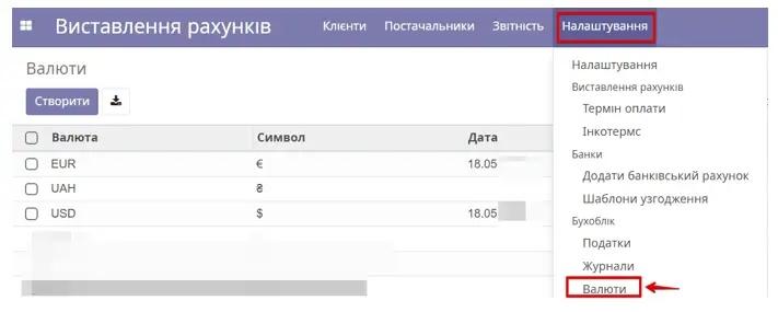 Currencies in Odoo Invoicing
