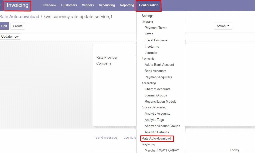 Autostart in settings