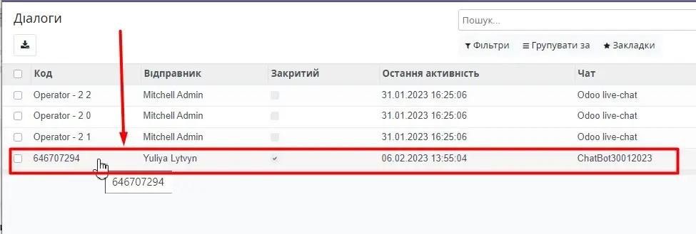 Detailed information about the sender