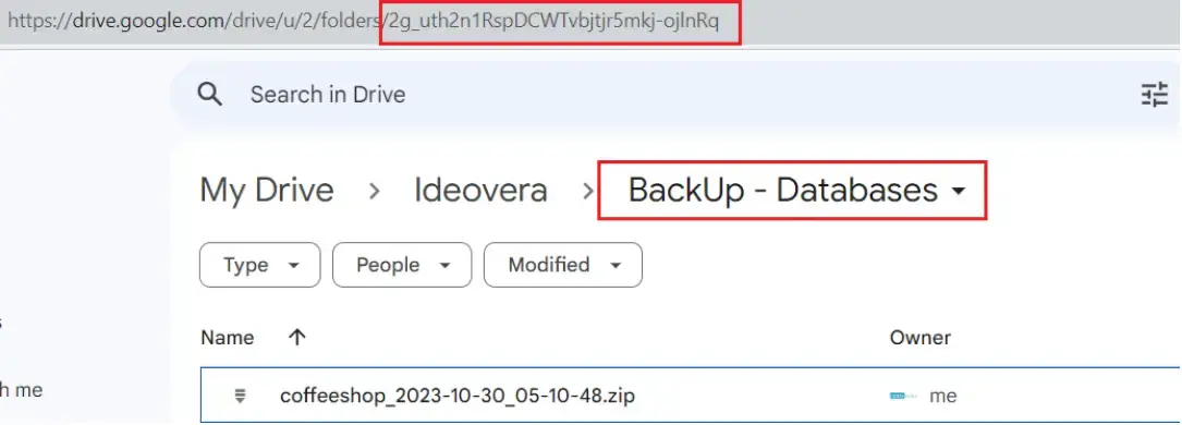 Резервні копії бази даних Odoo у Google Drive