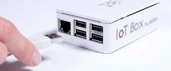 Підключення IoT Box Odoo до пристрою через USB