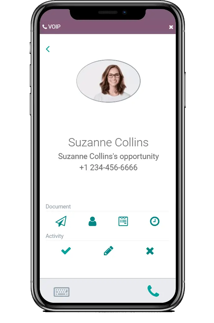 Мобільний VoIP дзвінок у CRM — контакт клієнта, телефонія та управління продажами