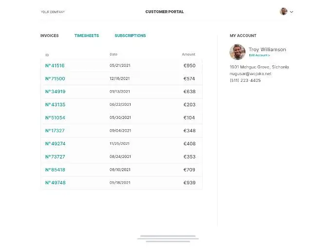 Клієнтський портал — рахунки, підписки та особистий кабінет користувача