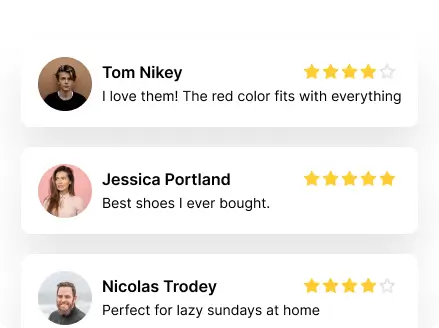 Відгуки клієнтів — рейтинг товару та коментарі користувачів у інтернет-магазині