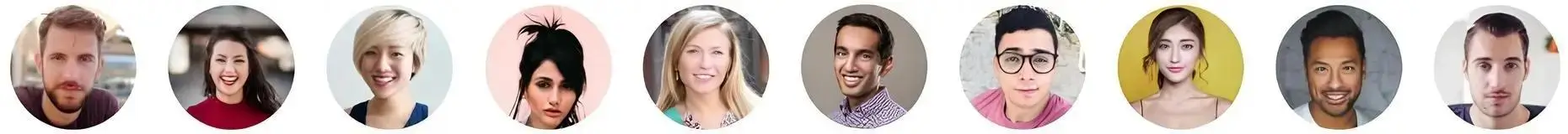 Аватари користувачів — портрети людей для профілів та UI дизайну