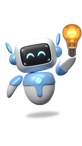 Робот з лампочкою